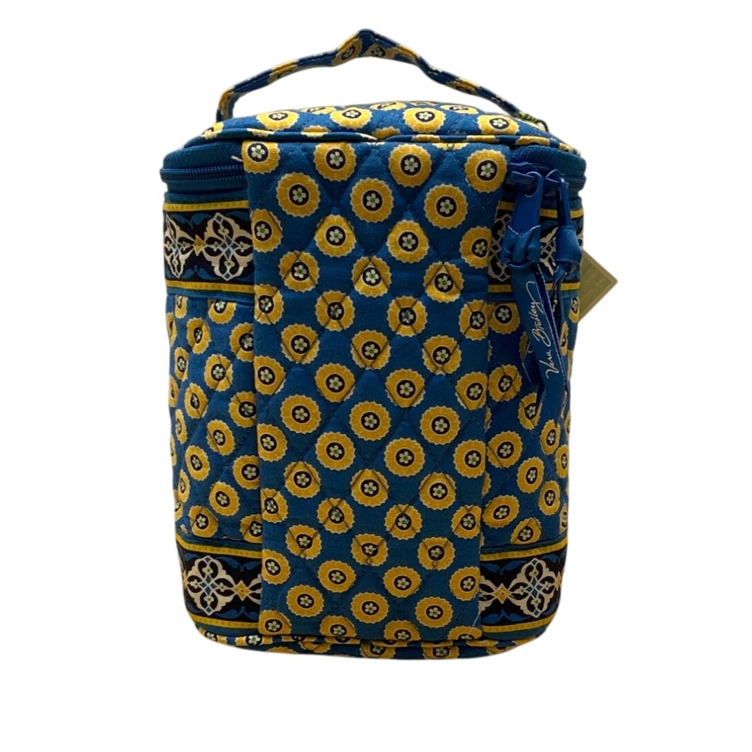 Vera Bradley Blue Cool Keeper Pattern Quilted & Eyeglass Case Set - New
