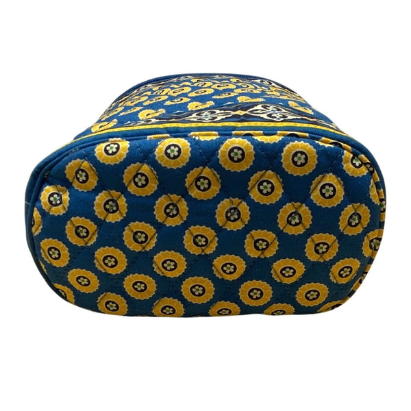Vera Bradley Blue Cool Keeper Pattern Quilted & Eyeglass Case Set - New