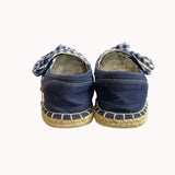 Mayoral Youth Girl's Marine Blue Vichy Alpargata Sz 11