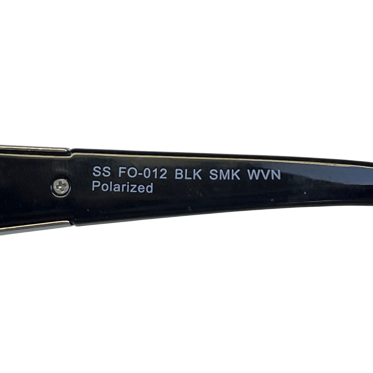 Foster Grant Mens Black Plastic Polarized Wraparound Sunglasses Solar Shield