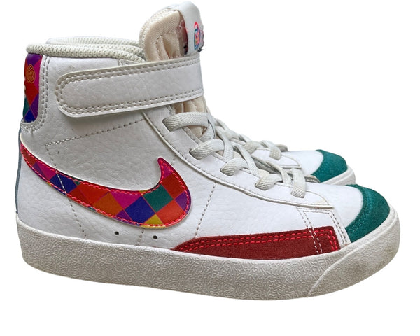 Nike Youth Boy's White Chinese New Year Blazer Mid 77 Hi Top Sneakers Sz 11C