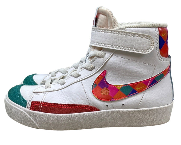 Nike Youth Boy's White Chinese New Year Blazer Mid 77 Hi Top Sneakers Sz 11C