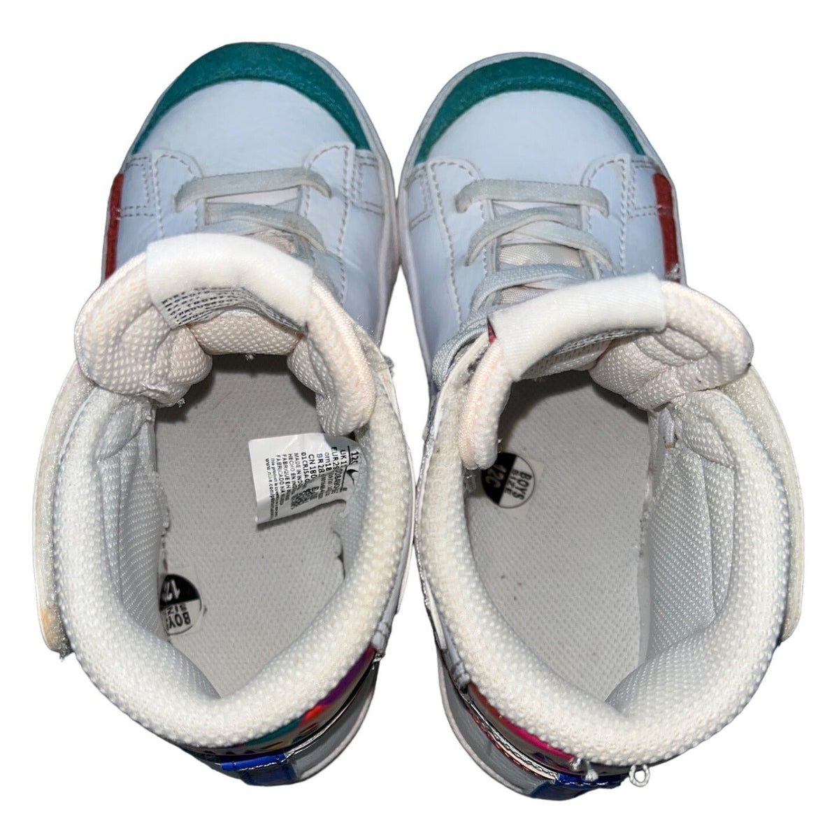 Nike Youth Boy's White Chinese New Year Blazer Mid 77 Hi Top Sneakers Sz 11C