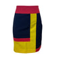 Worthington Women’s Multicolor Polyester Blend Colorblock Pencil Skirt Size 12
