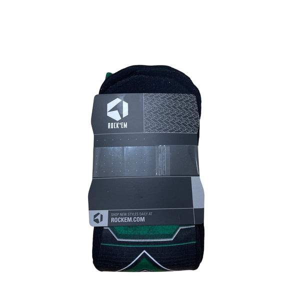 RockEm Adult Green & Black The Mandalorian Grogu Crew Socks One Size