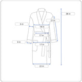 Womens Ralph Lauren Plaid Belted Robe With Pockets Soft Gray & Pink Sz XS