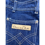 Vintage Oscar de la Renta Women’s Blue Dark Washed Blend Jeans Size 8