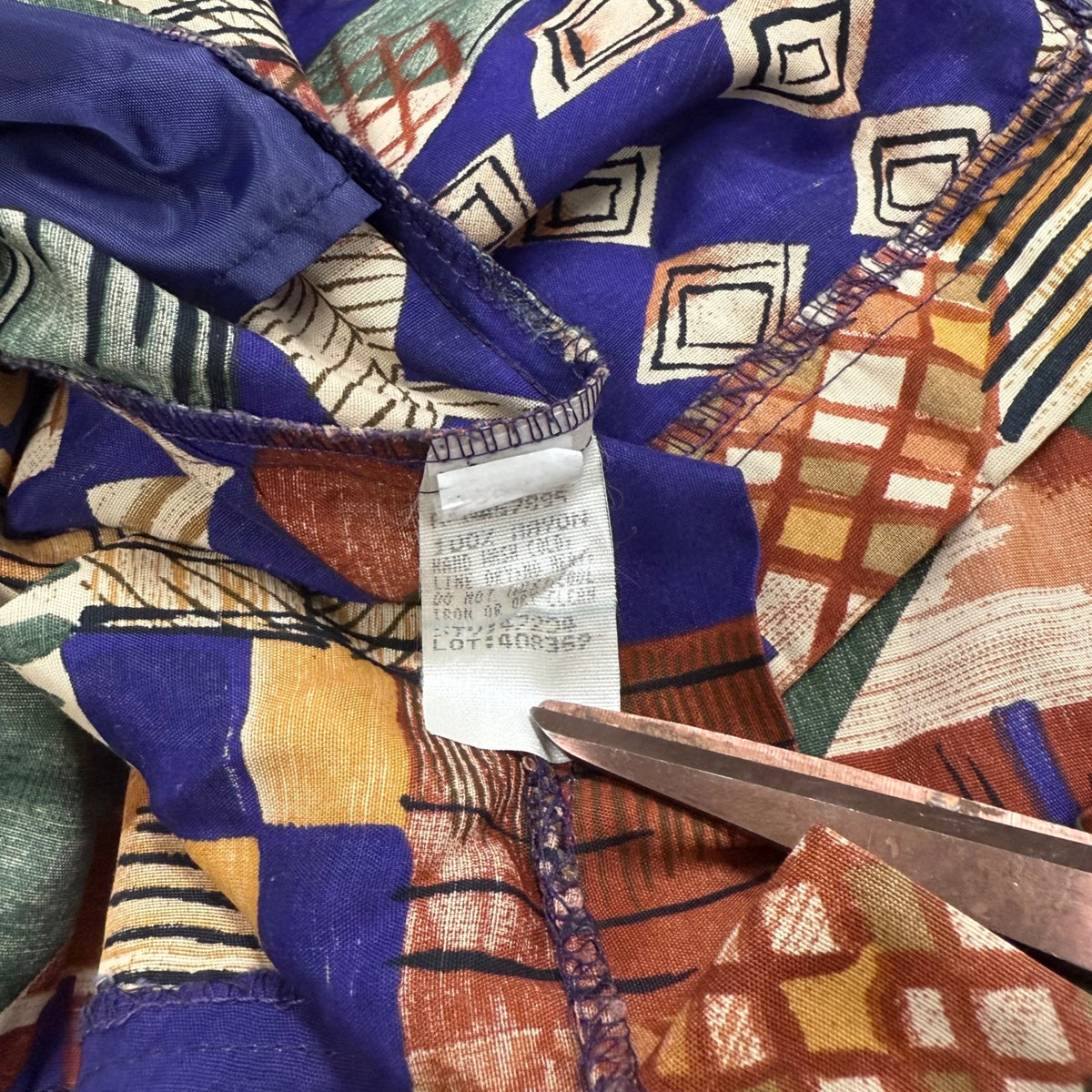 Requirements Women's Multicolor Abstract Print Blazer Size 10