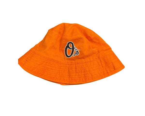 Miller Lite Baltimore Orioles Orange Cotton Bucket Hat Logo Detail All-Season Unisex