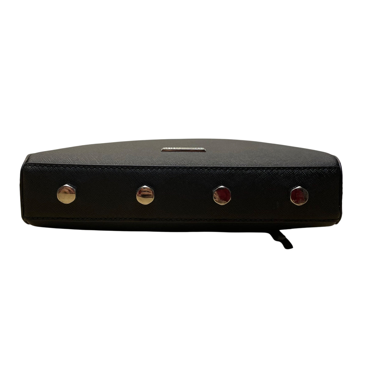 Rebecca Minkoff Women’s Black Leather Chain Strap Compact Design Crossbody  Bag