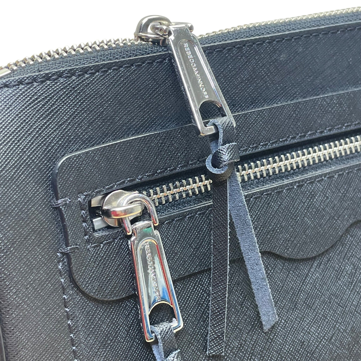 Rebecca Minkoff Women’s Black Leather Chain Strap Compact Design Crossbody  Bag