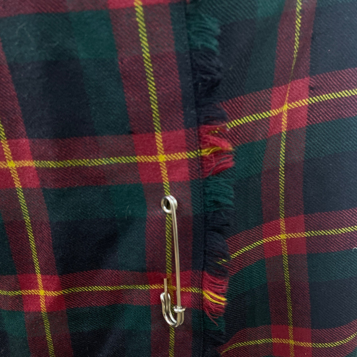 Lauren Ralph Lauren Womens Red & Green Plaid Kilt Skirt With Buckle Size 16