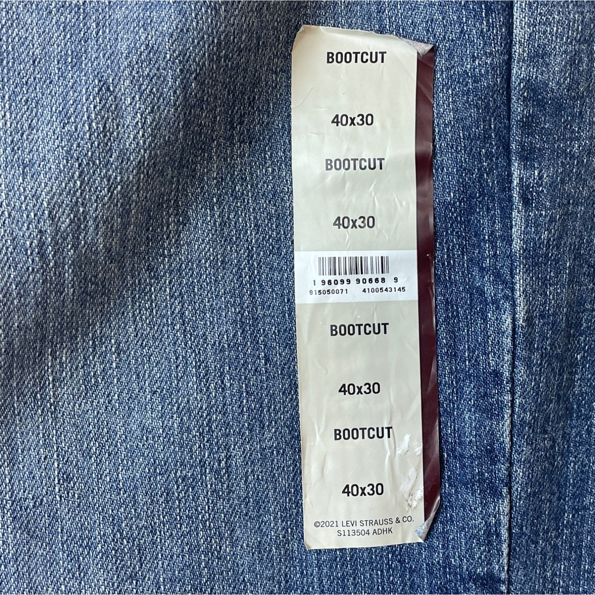 Signature Men's Blue Bootcut Jeans Sz 40x30 - NWT