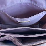 Mistique Pink Gold Accents Vegan Leather Convertible Backpack & Shoulder Bag
