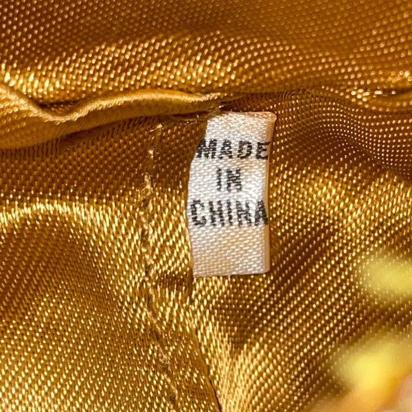 Unbranded Women’s Gold Sequin Beads With Rope Strap Evening Crossbody Bag