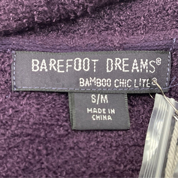 Barefoot Dreams Womens Open Front Cardigan Bamboo Chic Lite Purple Sz S/M - New