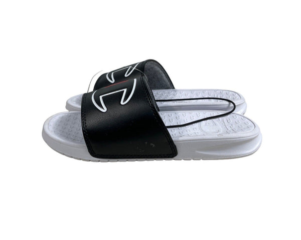 Champion Super Slide CB Sandals Black White Preschool Sz 3