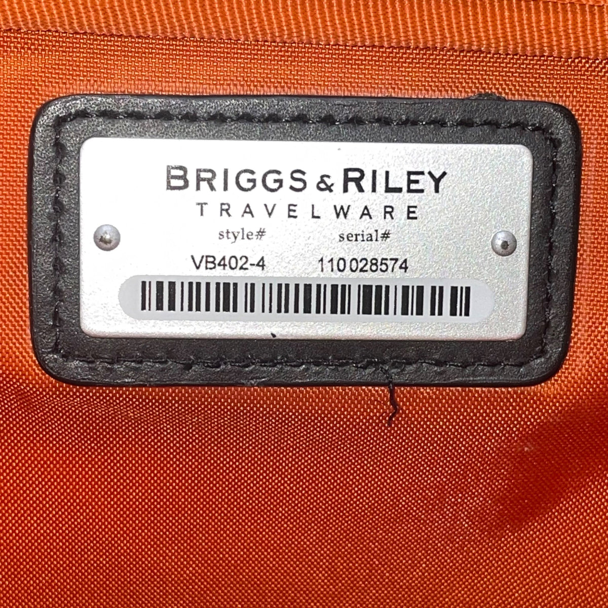 Briggs & Riley Mens Black Nylon Adjustable Strap Spacious Laptop Briefcase Sz L