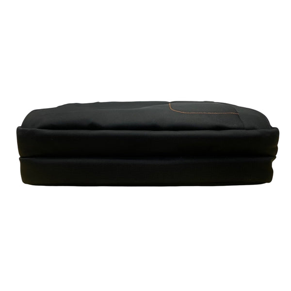 Briggs & Riley Mens Black Nylon Adjustable Strap Spacious Laptop Briefcase Sz L