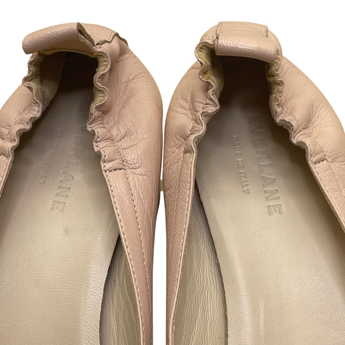 Everlane Women’s Pink Leather Square-Toe Block Heel Pumps Size 8.5