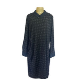 Modcloth Women's Dark Blue/ Black A-Line Casual Midi Dress Size 4X