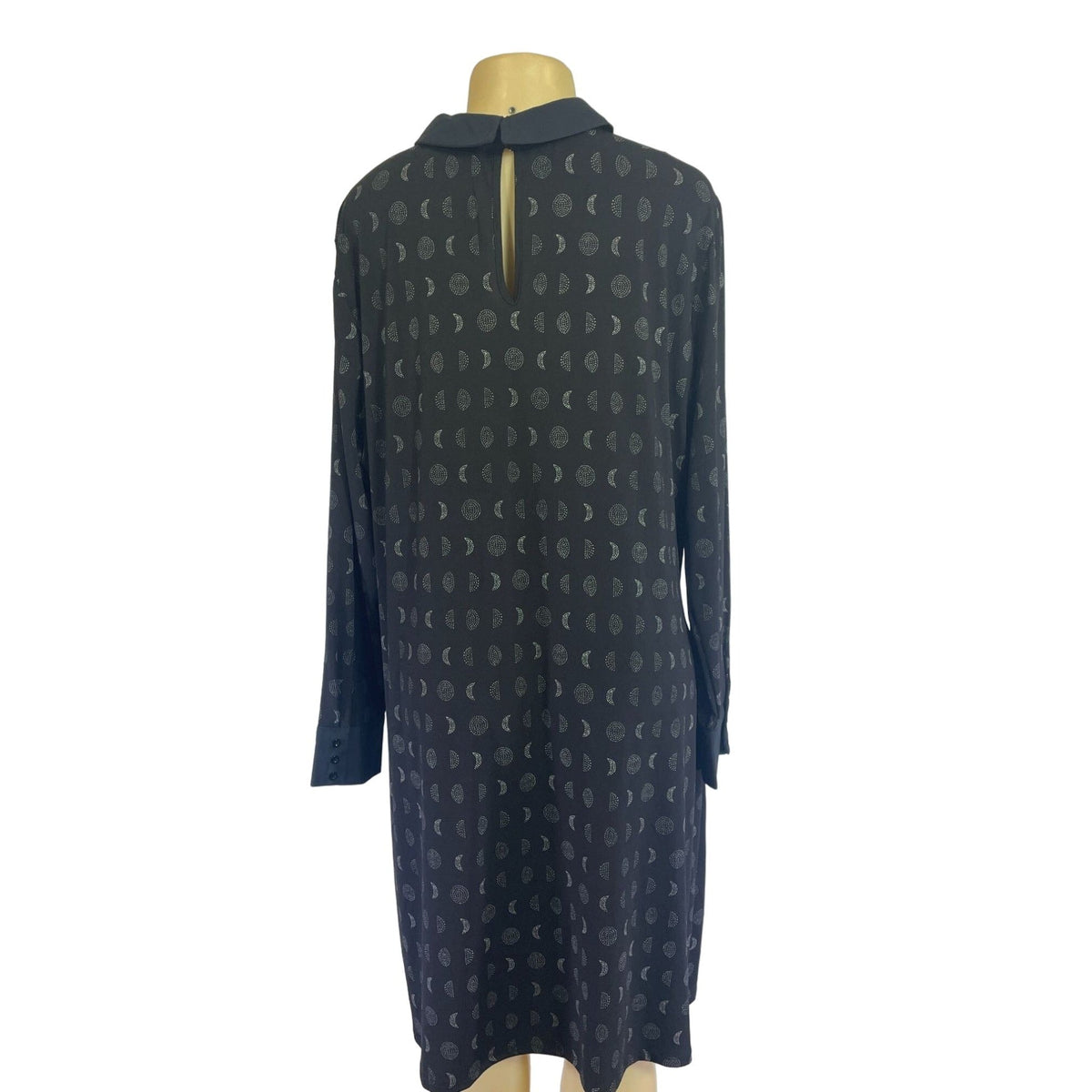 Modcloth Women's Dark Blue/ Black A-Line Casual Midi Dress Size 4X