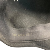 Mens Black Wool Flat Cap Newsboy Style 100% Wool Classic Design