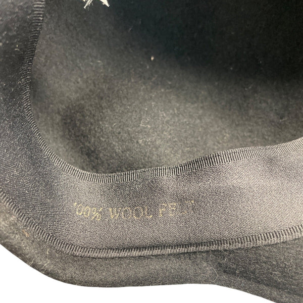 Mens Black Wool Flat Cap Newsboy Style 100% Wool Classic Design