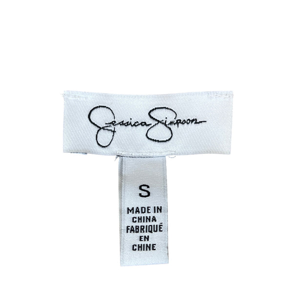 Jessica Simpson Womens Tan Knit Sweater Relaxed Fit Long Sleeve Pullover Size S