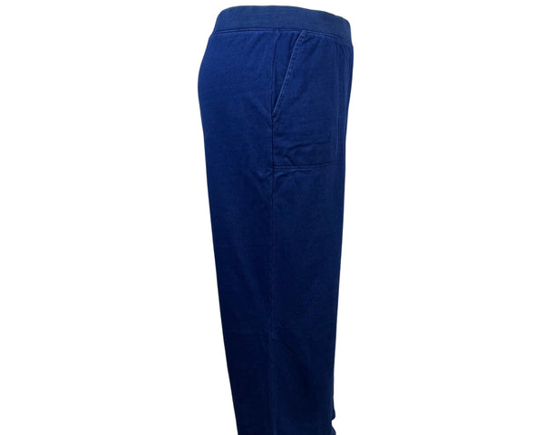 Lands End Womens Indigo Blue Wide-Leg Sweatpants With Pockets Size 2X - New