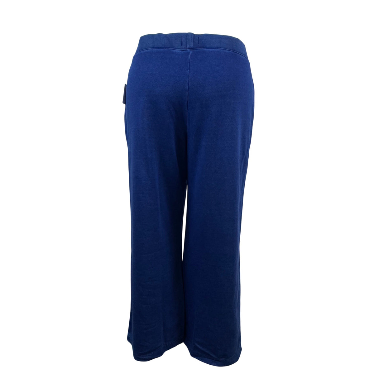Lands End Womens Indigo Blue Wide-Leg Sweatpants With Pockets Size 2X - New