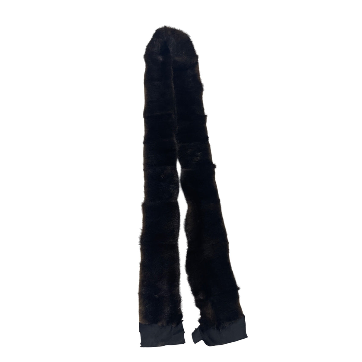 Kirschner Women's Dark Brown Genuine Mink Fur Coat Soft Lined Mid Length