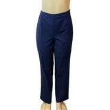 Coldwater Creek Women's Navy Blue Straight Leg Cropped Pants Sz 10 - New