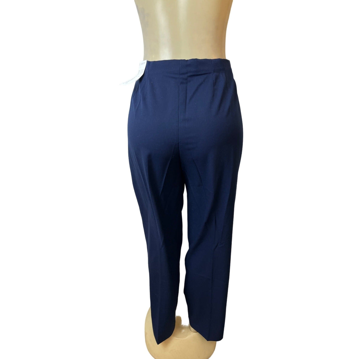 Coldwater Creek Women's Navy Blue Straight Leg Cropped Pants Sz 10 - New