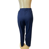 Coldwater Creek Women's Navy Blue Straight Leg Cropped Pants Sz 10 - New