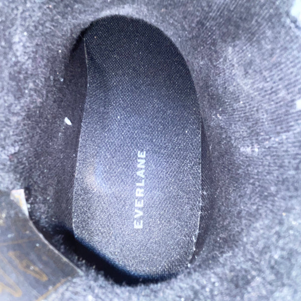 Everlane Women’s Pink & Black Rubber Chelsea Pull-On Lug Sole Ankle Boots Size 8