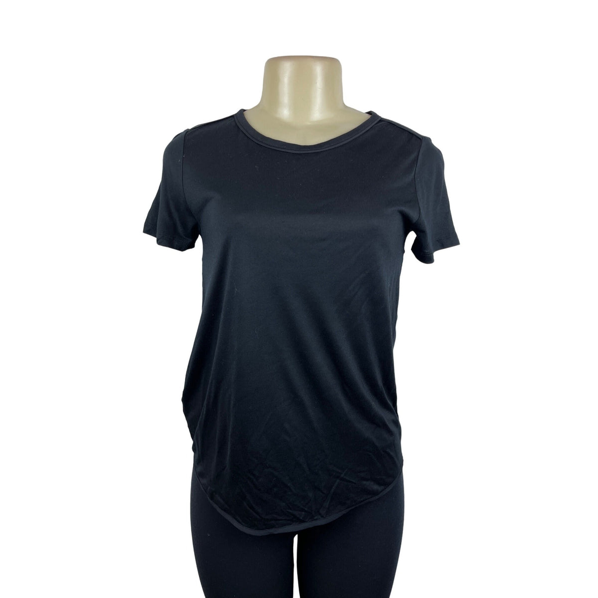 Ann Taylor Women's Black Petite Short Sleeve Shirt Sz XXSP- NWT