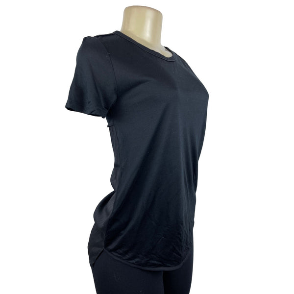 Ann Taylor Women's Black Petite Short Sleeve Shirt Sz XXSP- NWT