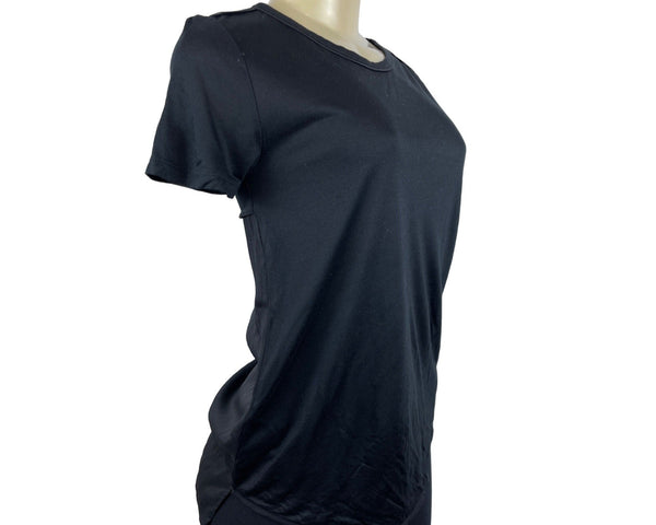 Ann Taylor Women's Black Petite Short Sleeve Shirt Sz XXSP- NWT
