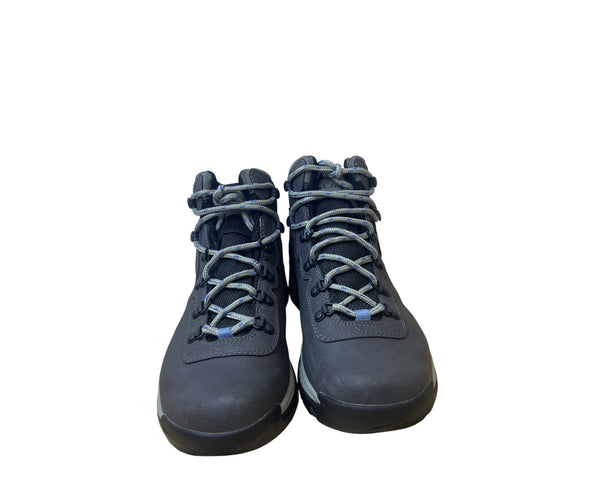 Columbia Mens Black Leather Hiking Boots Omni-Grip Multi-Terrain Comfort Lace-Up Size 11