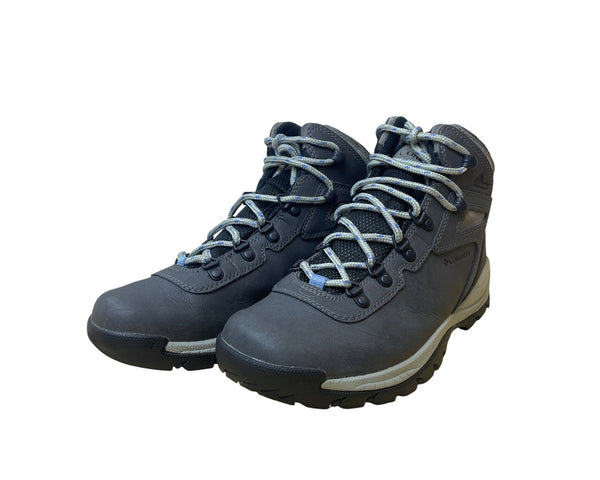 Columbia Mens Black Leather Hiking Boots Omni-Grip Multi-Terrain Comfort Lace-Up Size 11