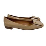 Tory Burch Women’s Yardley Camellia Pink Flat Patent Calf Sz 9 - New
