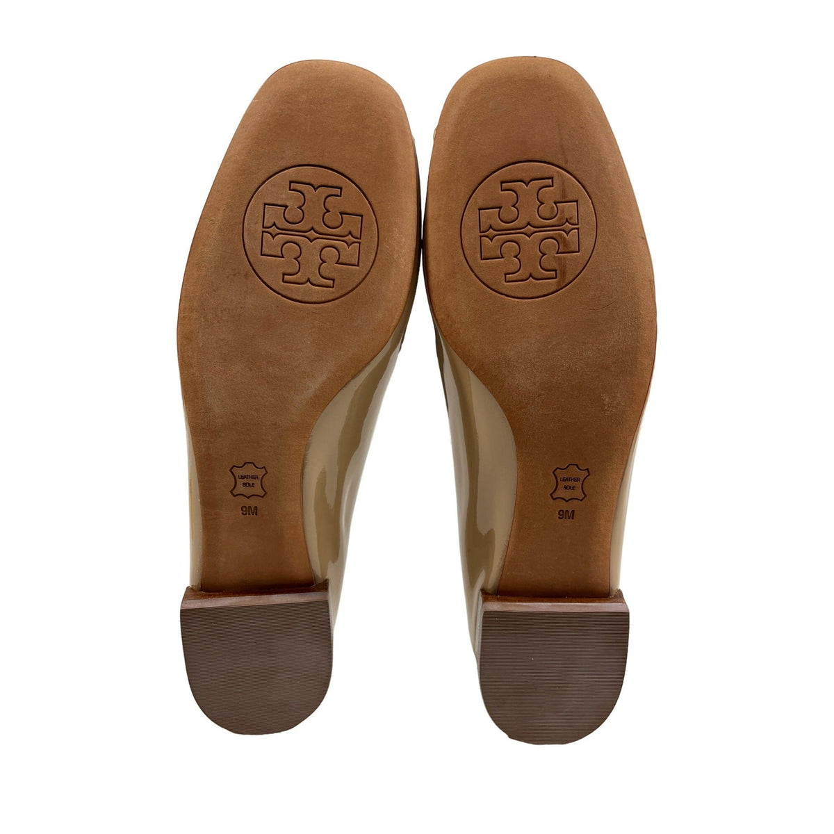 Tory Burch Women’s Yardley Camellia Pink Flat Patent Calf Sz 9 - New