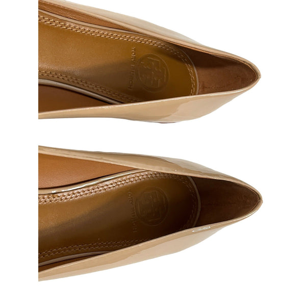 Tory Burch Women’s Yardley Camellia Pink Flat Patent Calf Sz 9 - New