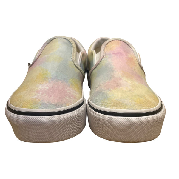 Vans Kids Pastel Tie-Dye Slip-On Canvas Shoes Size 3