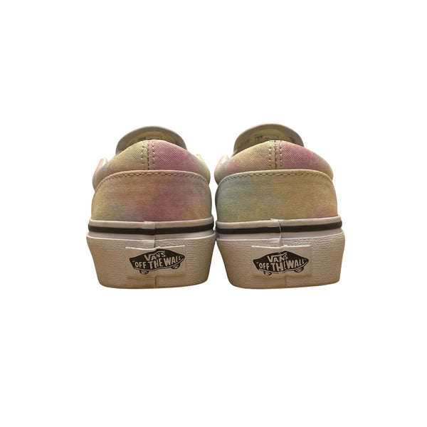 Vans Kids Pastel Tie-Dye Slip-On Canvas Shoes Size 3