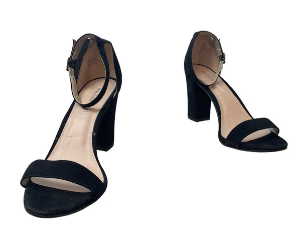 Madden Girl Women's Black Beella Blocked Heels Sz 8.5