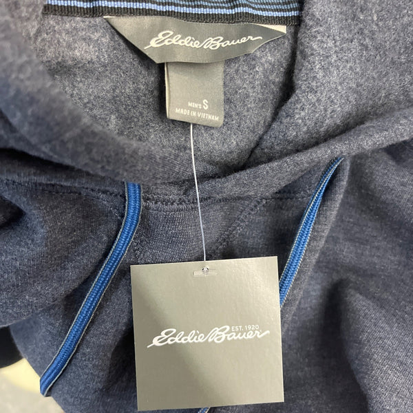 Eddie Bauer Men's Blue Hoodie Sz S - NWT
