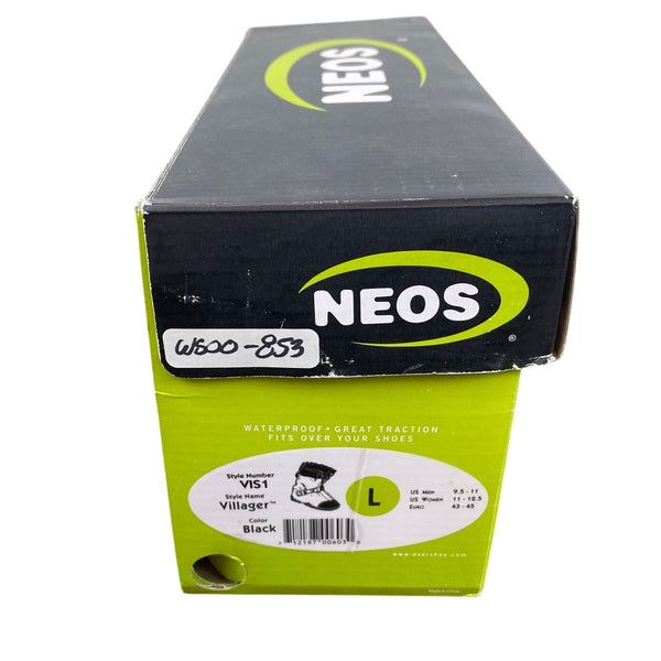 Neos Black Waterproof Protective Traction Overshoe Boots Size L