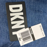 DKNY Boys Denim Button-Up Long Sleeve Single Chest Pocket Shirt Sz M 10/12 - New